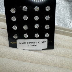 Boucle d'oreille diamant