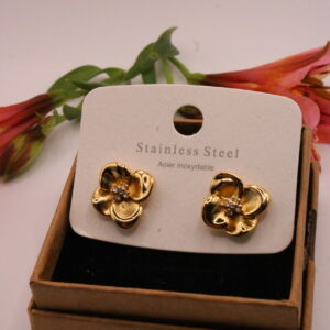 Boucle d'oreille fleurs